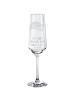 Mr. & Mrs. Panda Flute Glas Schildkröte MHerzieren mit Spruch in Transparent