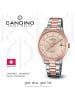 Candino Analog-Armbanduhr Candino Classic roségold, silber groß (ca. 40mm)