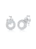 Elli DIAMONDS  Ohrringe 925 Sterling Silber Kreis in Silber