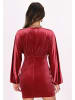 faina Damen Kleid in Dunkelrosa