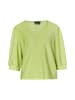 faina Damen Glitzershirt in Limette