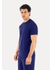 SMILODOX T-Shirt Micah in Dunkelblau