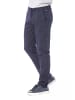 Verri Blau Polyester Herren Hose