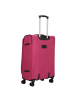 D&N Travel Line 6704 4-Rollen Trolley 65 cm in pink