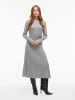 Vila Maxikleid in Dark Grey Melange