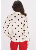 faina Women Blouse in white black