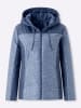 Sieh an! Steppjacke in jeansblau-ecru-bedruckt