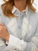 Vero Moda Strickjacke in Light Grey Melange