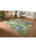 Teppich Boss Flair In- und Outdoor Teppich Tropical Blätter Türkis Grün
