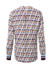 EMILY VAN DEN BERGH  Bluse in marine altrosa - 0001