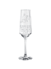Mr. & Mrs. Panda Trinkglas Fledermaus Sitzen mit Spruch in Transparent