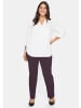 sheego Stretch-Hose in aubergine