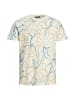 Jack & Jones T-Shirt 'Tropic AOP' in beige