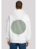 F4NT4STIC Ultra Heavy Hoodie Geometrics Grün in weiß