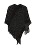 ALARY Poncho in Schwarz