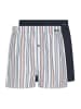 Schiesser Boxershorts Web in Mehrfarbig / Dunkelblau