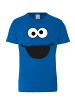 Logoshirt T-Shirt Krümelmonster - Cookie Monster in blau