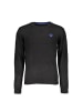 GianMarco Venturi Schwarzer Baumwoll-Pullover