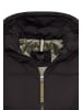 Camel Active Steppmantel mit verstellbarem Saum und fester Kapuze in Schwarz