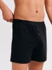 Erlich Textil  weite Boxershorts CASUAL COTTON BOXERS IM 3er PACK in schwarz
