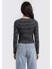 myMo Women Longsleeve in Dark Grey Black