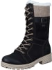 remonte Winterstiefel, Winterstiefeletten in schwarz/kiesel