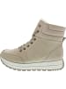 rieker Schnürstiefelette Beige