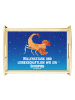 Mr. & Mrs. Panda Essenstablett Sternzeichen Skorpion mit Spruch in Sternenhimmel Blau