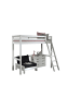 58 aufm Kessel HOCHBETT Karolina 209x190x165 aus Massivholz+MDF in Weiß