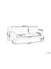 Beliani 3-Sitzer Sofa MOTALA in Grau/Braun - (W) 182 x (H) 76 x (L) 83 cm