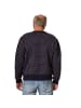 tectake Winterlicher Strickpullover in roter und weißer Farbe, blau