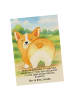 Mr. & Mrs. Panda Grußkarte Corgi Po Design mit Spruch in Weiß