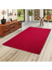 Snapstyle Feinschlingen Velour Teppich Strong in Rot