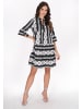 faina Women Dress in black white