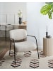 Beliani Sessel AUSVIKA in Beige/Schwarz - (W) 70 x (H) 7 x (L) 71 cm