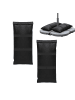 relaxdays 2 x Sandsäcke in Schwarz - (B)68 x (T)30 cm