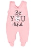 TupTam Baby Strampler mit Aufdruck Spruch 5er Pack in weiß/beige