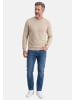 Lerros Pullover Basic in Beige / blau