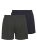 CECEBA Boxershort 2Er Pack in grün-dunkel-Allover