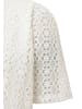 More & More romantische 1/2 Arm Spitzenbluse in white