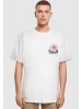 Merchcode Merchcode Sunset Charm Oversized T-shirt in white