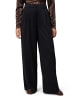 Zero  Bundfaltenhose aus Viskose-Mix 32 Inch in Black Beauty