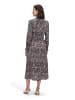 Betty Barclay Hemdblusenkleid mit Bindegürtel in Dark Blue/Brown