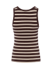 IPURI Tanktop in schoko beige - 0001