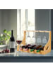 relaxdays Weinregal in Natur - (B)44,5 x (H)30 x (T)23,5 cm