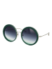 Ana Hickmann Frauen Sonnenbrille Rund Grün