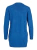 Vila Feinstrick Basic Cardigan Stretch mit Taschen VIRIL in Blau-3