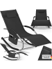 tectake ergonomische Sonnenliege, Belastbarkeit 120 kg, 62 x 146 x 92 cm