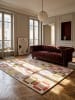 KADIMA DESIGN Teppich Wolle für Fußbodenheizung ORRIN modern Diele in Multicolor-Pastell