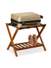 relaxdays Kofferständer Natur - (B)66x (H)54,5 x (T)44,5 cm